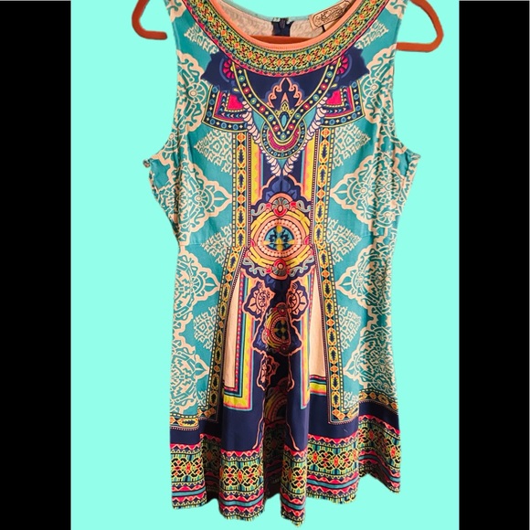 Flying Tomato Boho Multi colored sleeveless dress - Picture 12 of 15